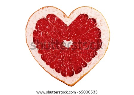 Red fruit heart