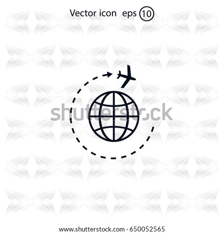 Air travel icon