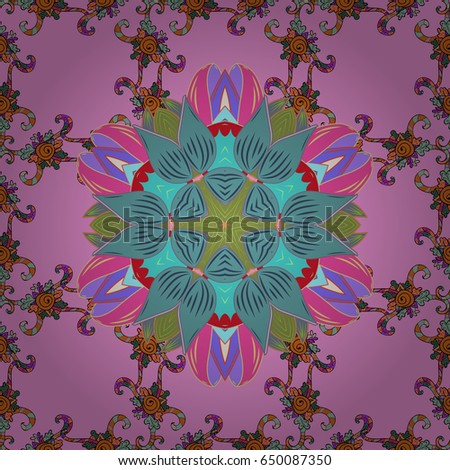 Floral seamless pattern with watercolor effect. Textile print for bed linen, jacket, package design, fabric and fashion concepts. Abstract seamless pattern flower design in colors.