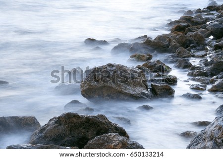 Long exposure coastal photos