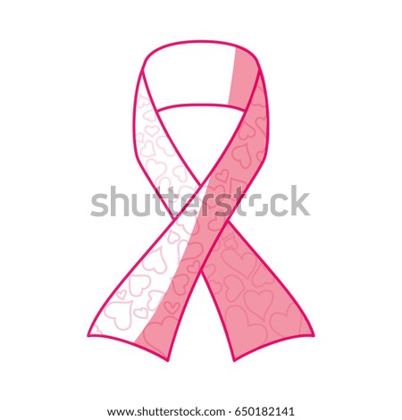 Ribbon cancer symbol