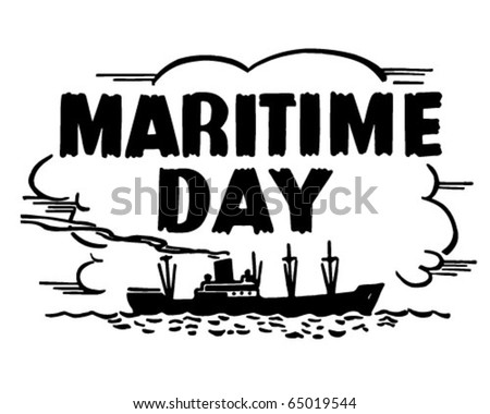 Maritime Day - Header - Retro Clipart