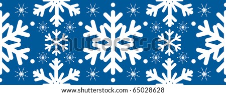 Seamless christmas pattern with snowflakes