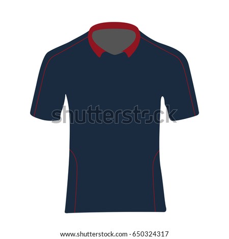 Isolated sport uniform on a white background, Vector illustration