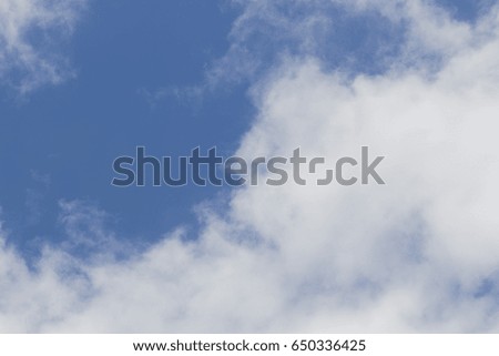 beautiful blue sky and white clouds, dramatic sky