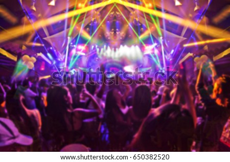 blur club party. Royalty-Free Stock Photo #650382520