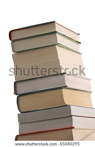 Composition with hardcover books