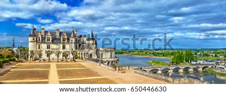 Chateau d'Amboise, one of the castles in the Loire Valley - France, Indre-et-Loire department Royalty-Free Stock Photo #650446630