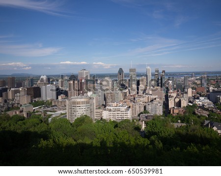Montreal Skyline Panorama 