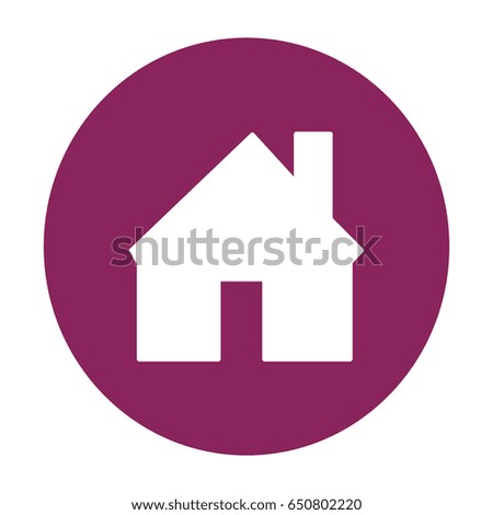 Flat icon. House.
