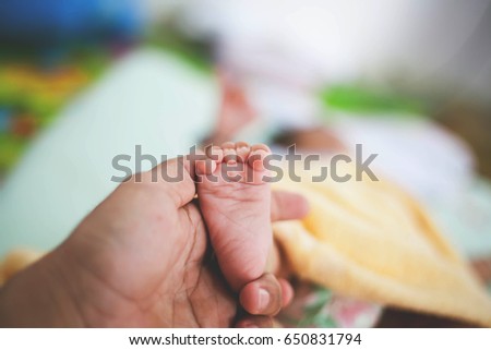 Baby foot photo