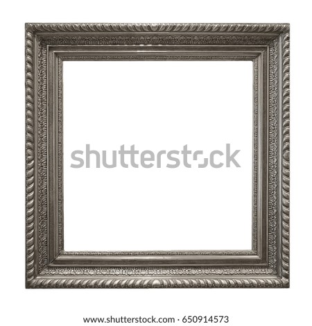Silver frame for paintings, mirrors or photos