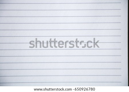 Line paper texture,Blank notebook for background.