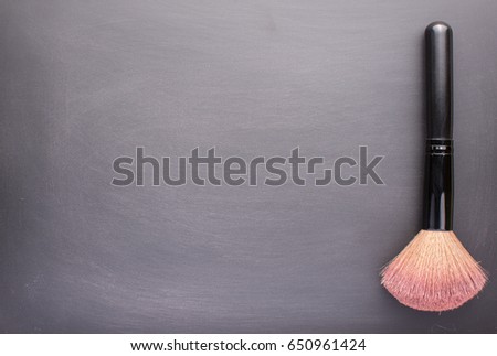 Abstract Chalk rubbed out on blackboard for background. texture for add text or graphic design. Education concepts school.