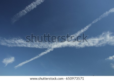Scottish flag at the sky