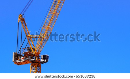 Crane, construction site