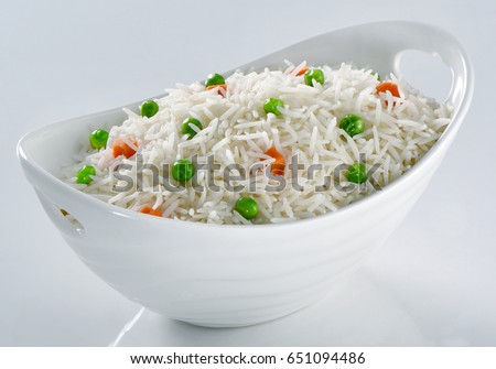 Vegetable Rice Royalty-Free Stock Photo #651094486