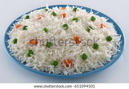 Vegetable Rice Royalty-Free Stock Photo #651094501