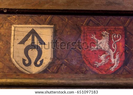 Old medieval symbols