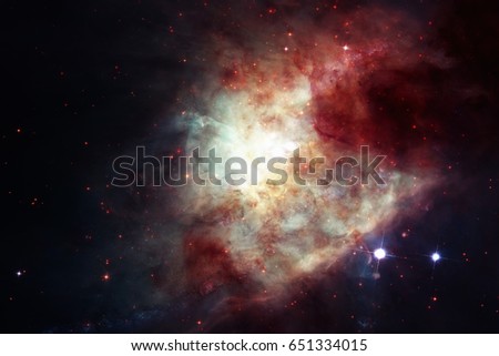 Galaxy in universe. Elements of this Image Furnished by NASA
