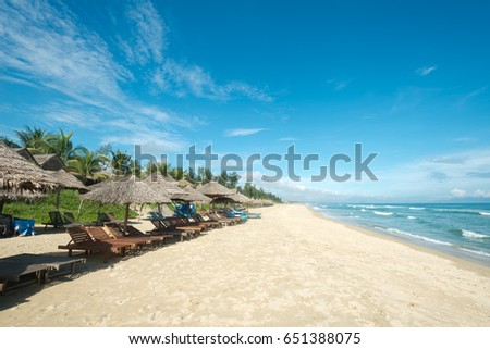 Ang Bang Beach, Hoi An, Vietnam Royalty-Free Stock Photo #651388075