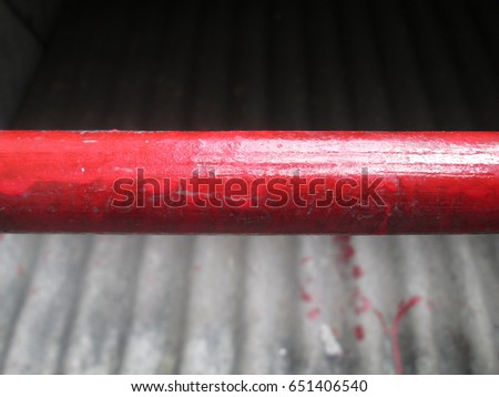 Red Iron Rods with Red Paint Wallpaper