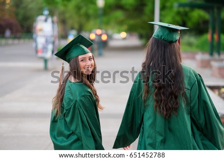 College Graduation Photo on University Campus