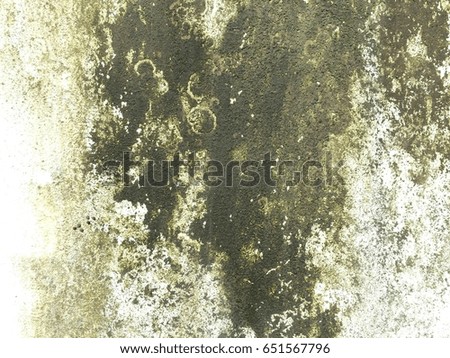 Old dirty dark light blue paint concrete wall texture background