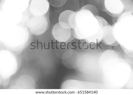 Black and white bokeh background from natural