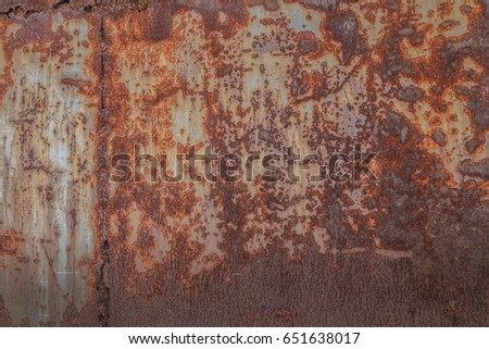 background of rusty iron