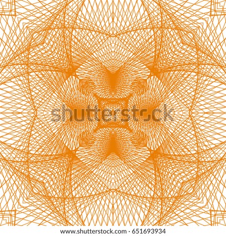 Seamless guilloche vector background. Thin wavy lines texture.