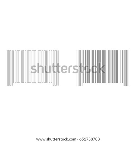 The barcode  icon .