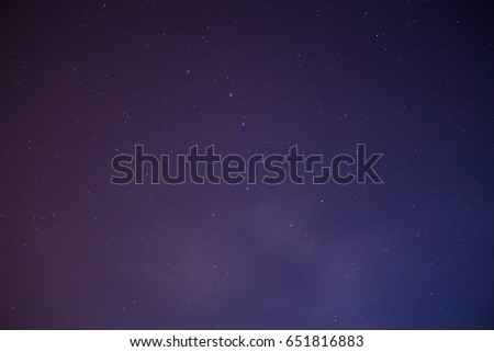 Stars in the night sky background