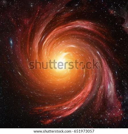 Black hole in space. Elements of this image furnished by NASA.