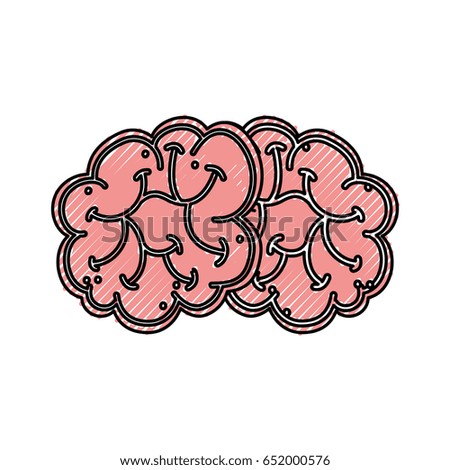 scribble brain cartoon