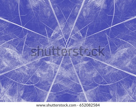 Toned blue abstract fractal illustration. Design element for book covers, presentations layouts, title and page backgrounds.Raster clip art.