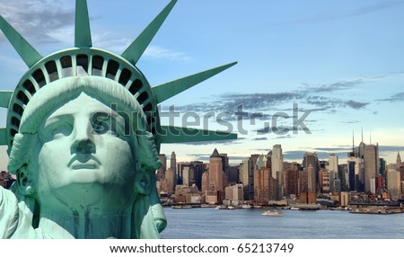 photo beautiful tourism travel concept for new york city