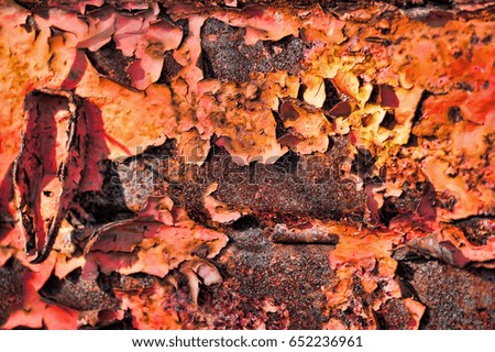 Rusty paint background
