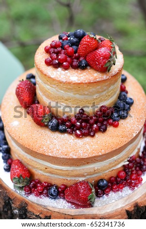 
delicious cake with decorations for birthday decorations
