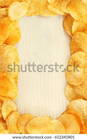 Frame of fries