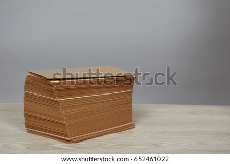
stack of paper