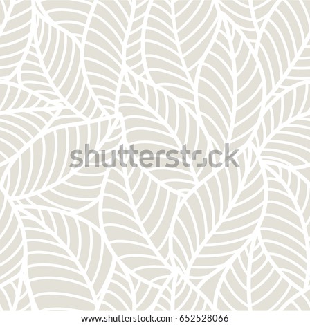 seamless  abstract  floral   background with leaves 