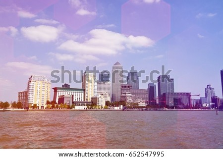 Skyline of Canary Wharf