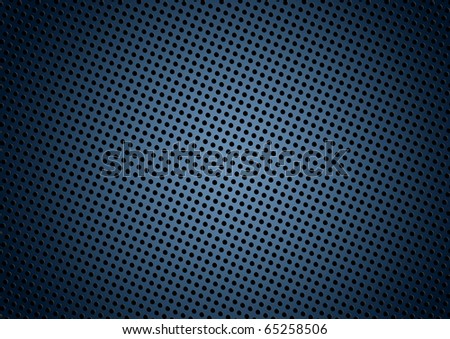 Seamless halftone dot pattern background with blue