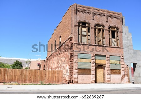 Abandoned Building in Winslow, Arizona
