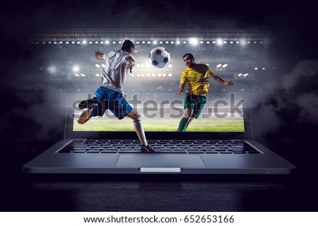 Football hottest moments Royalty-Free Stock Photo #652653166