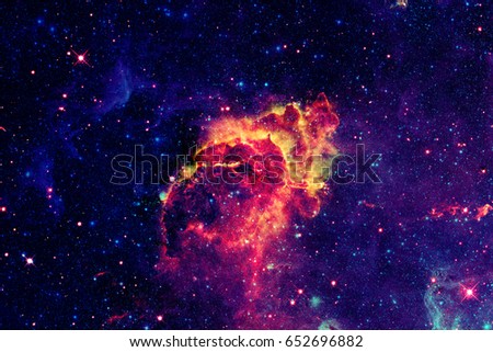 Amazing nebula in deep space. Elements of this image furnished by NASA.