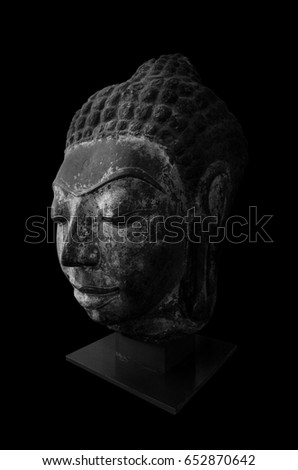 Buddha Head , May 30 2016,Ratchaburi National Museum , Thailand