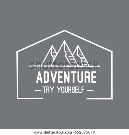 Adventure Try Yourself Illustration 