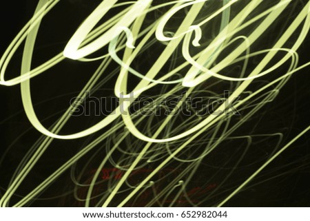 An abstract of a white light painting.